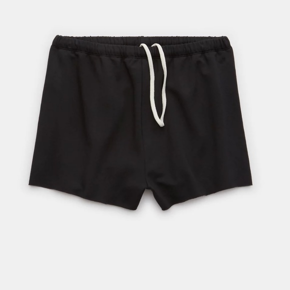 NWOT OFFLINE By Aerie OTT Fleece Short in True Black Sz S - Picture 3 of 16
